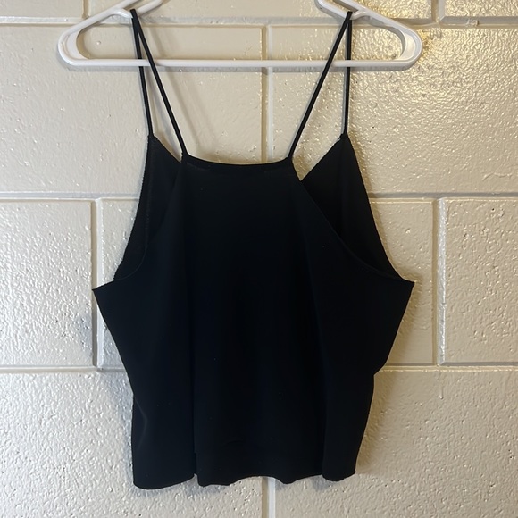 Brandy Melville | Black V-Neck Sleeveless Tank Top | One Size - Picture 4 of 8